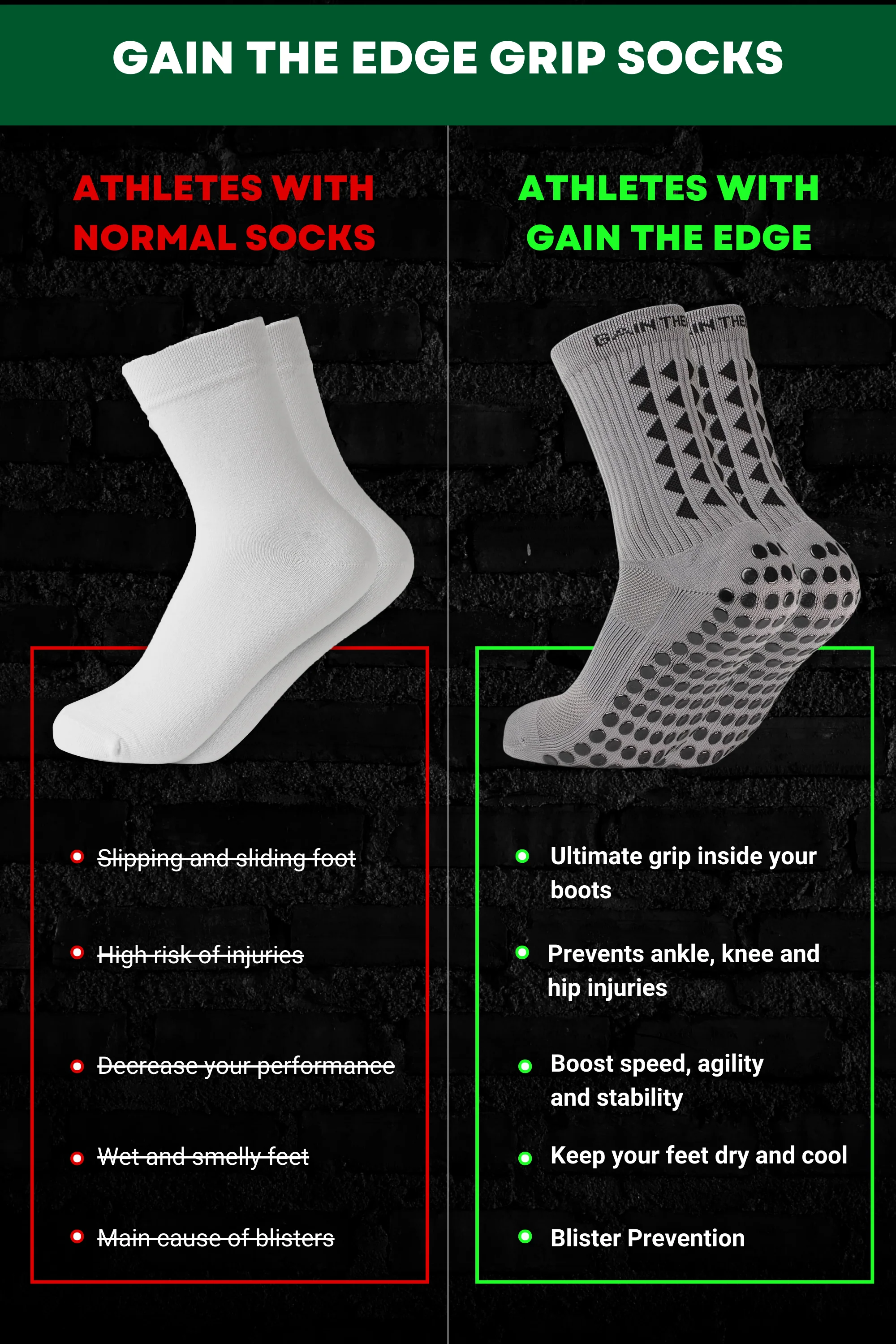 GRIP SOCKS 3.0  MidCalf Length - Grey - Image 4