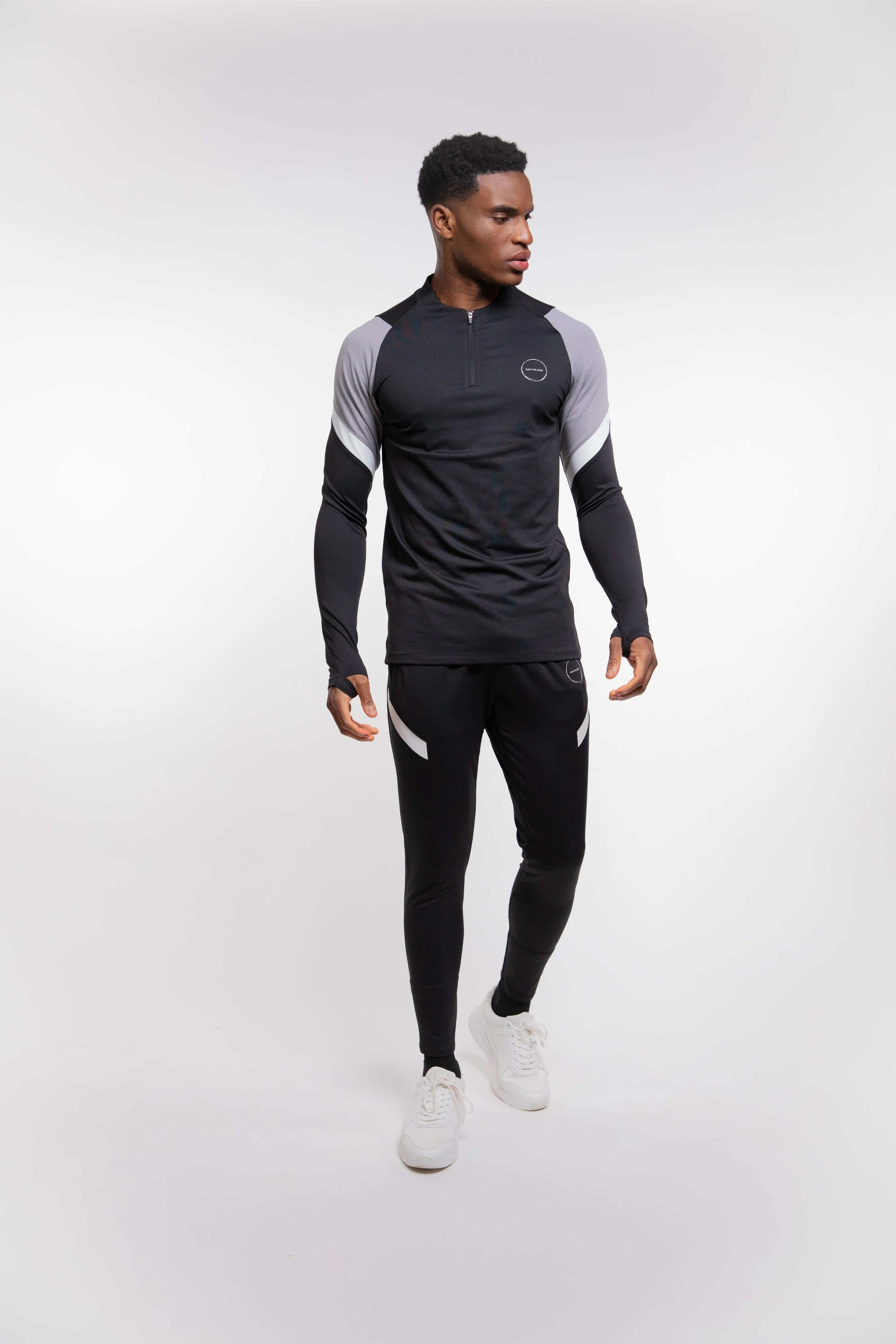 Elite Training Pant In Black & White - Image 3