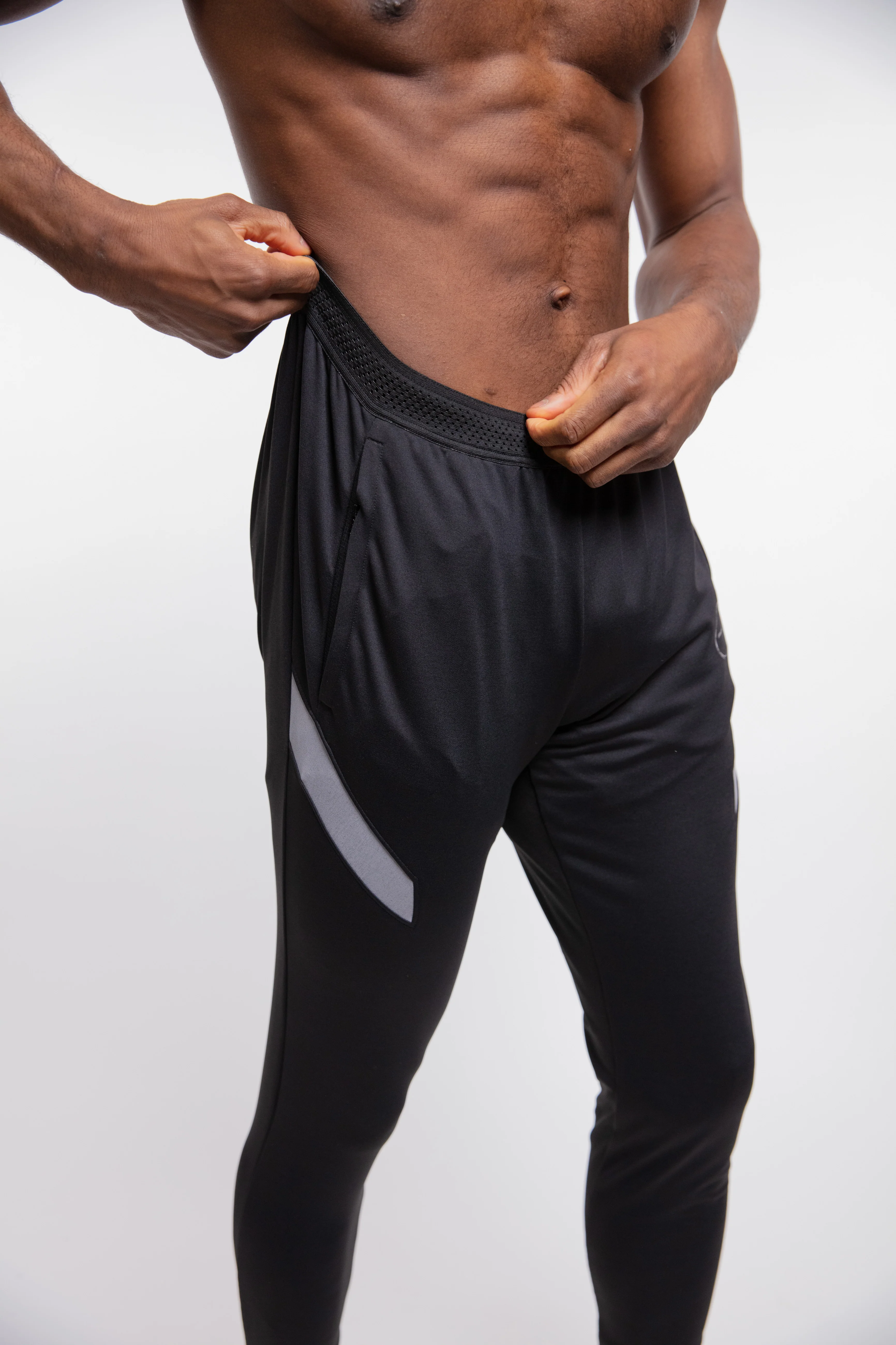 Elite Training Pant In Black & Grey - Image 4