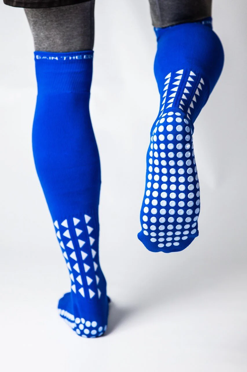 GRIP SOCKS 2.0 Full Length - Blue - Image 3