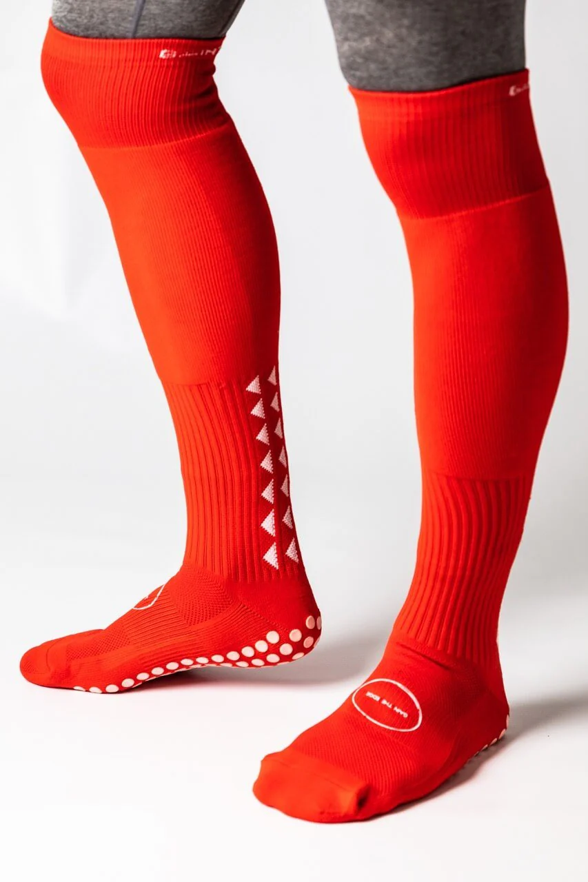 GRIP SOCKS 2.0  Full Length - Red - Image 4