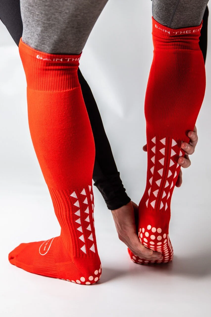 GRIP SOCKS 2.0  Full Length - Red - Image 5